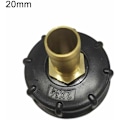 Miniatyrbild 2 av 3: Högkvalitativ IBC Tank Adapter, Grovgänga för Snabb Anslutning och Trädgårdsslang Vattenkulventil, Optimerad för Sömlöst Vätskeflöde och Fin