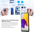 Miniatyrbillede 5 af 5: 6,7 tommer organisk LED-skærm udskiftning med fingeraftrykssensor til Samsung Galaxy A72 5G 4G SM A725 SM A725M DS