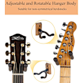 Miniatyrbild 5 av 5: Gitarrväggfäste Zebra Hårdträ Gitarr Ukulele Väggfäste Gitarrhängare Vägghållare Stativ för Akustisk Elgitarr Bas Banjo Mandolin
