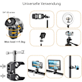 Miniatyrbild 4 av 6: Blixtskoadapter med lättviktsstöd för DSLR-kameror, vridbar led som garanterar sömlös integrering i din fotograferingsutrustning