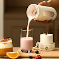 Miniatyrbild 7 av 7: Portabel Smoothie Blender, 414 ml Högt Borosilikatglas, Ergonomisk Design, Uppladdningsbar USB, BPA-fritt Material, Perfekt För Träningsentusiaster