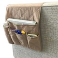 Miniatyrbild 2 av 5: Lie Armrest Organizer Tv Remote Holder 5 Fack caddy För Soffa Soffa Recliner Stol