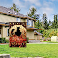 Pikkukuva 4 / 5: Burlap Vertical Double Sided, Trick or Treat Garden Flag Vertic
