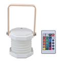 Miniatyrbild 5 av 5: LED-lykta lampa touch switch LED-chip 18 färger RGB 4 lägen Bri