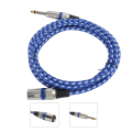 Miniatyrbillede 5 af 5: JORINDO XLR til 1/4 tommer 6,35 mm han-kabel afbalanceret signalforbindelse mikrofonledning