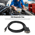 Miniatyrbillede 7 af 8: USB OBD2 diagnostisk adapter forbindelseskabel til Lexia 3 PP2000 erstatning til Peugeot