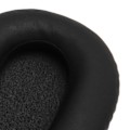 Miniatyrbilde 3 av 8: 2 stk. Øreputer Erstatning Myk Protein Lær Støyisolasjon Skum Tykkere Øreputer for WH CH710N WH CH720N WH XB900N Svart
