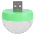 Miniatyrbild 5 av 5: USB-festbelysning Mini-boll Ljudkontroll Färgglad DJ-ljus för B