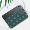 Miniatyrbillede 1 af 8: Smartphone Bagcover Bagside Støvsikkert Etui Beskyttende Cover til IPhone 12/12 Pro(Grøn )