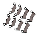 Miniatyrbilde 4 av 5: 8 stk bremseklosser foran og bak til Polaris Razor RZR 800 570 2008-2015