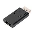 Miniatyrbild 1 av 2: 2PCS/Pack Svart Display Port DP Hane till HDMI Hona Adapter Konverter för PC Bärbara datorer