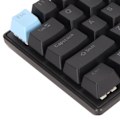 Miniatyrbild 3 av 5: Spelande tangentbord USB 68 tangenter Blå omkopplare N-tangent rollover 10 RGB-bakgrundsbelysningslägen Trådbundet tangentbord för stationär dator