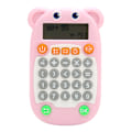 Miniatyrbillede 2 af 8: Digitalt display med aritmetiske øvelser, stemmeprompt, 27 taster, USB C-opladning, aritmetisk træningsmaskine til børns uddannelse, pink