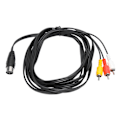 Miniatyrbild 2 av 5: DIN 8-stiftshane till 3 RCA-hane kabel DIN 8-stifts till 3 RCA ljudadapterkabel för stereo utrustning 9,8ft