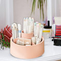 Miniatyrbillede 3 af 5: Make Up Organizer Rotatable, 360° Organizer, Badeværelse Organizer Kosmetik, Blyantsholder, Kosmetik Til Toiletbord, Soveværelse, Badeværelse