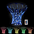 Miniatyrbild 1 av 7: Färgskiftande Basketkorg, Superstark LED Basketkorgslampa för Utomhus- och Inomhusbruk, Justerbar Fjärrkontroll, Enkel Installation med