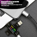 Pikkukuva 1 / 2: USB-C PD digitaalinen väri TFT DC jännitteenmittari jännitevirran ilmaisin testaaja sovittimella