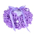 Miniatyrbilde 3 av 5: Romantisk rose bryllup favoriserer hjerte perle gave ring boks pute pute