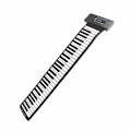 Miniatyrbillede 2 af 5: 61 Tangenter Roll Up Keyboard Piano MIDI Funktion Bærbar Hånd Roll Piano med LED Digital Display 100‑240V