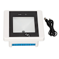 Miniatyrbild 2 av 8: Streckkodsläsare Multipurpose Desktop 1D 2D QR Streckkodsläsare Access Control Card Scanner IC ID ReaderR35C Vit