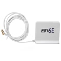 Miniatyrbillede 1 af 5: WiFi6E trådløs netværkskortantenne Omnidirectional 4dBi High Gain 2.4GHz 5.8GHz WiFi netværkskortantenne med SMA-port