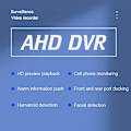 Miniatyrbild 5 av 5: Övervakningslösning, Kanal H.265 Säkerhets-DVR, Högupplöst övervakningssystem, 16-kanals Hybrid Video Recorder för Analog, IP, AHD, CVI, TVI