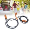 Miniatyrbillede 1 af 8: Campingbruser DC12V Bærbar Høj Fleksibilitet Holdbar Plast Gummi Ergonomisk Design Nem Installation Udendørs Bruser