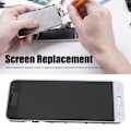 Pikkukuva 8 / 8: Näytön vaihto LCD-näyttö Kosketusnäytön digitointiyksikön kokoonpano Samsung Galaxy J320Whitelle