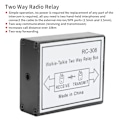 Pikkukuva 4 / 4: RC‑308 Kaksitieinen Radioreleen Intercom-releen laatikko UHF VHF K-portti Käsikäyttöinen toistinlaatikko