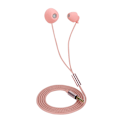 Miniatyrbild 2 av 7: 3,5 mm musik stereo in-ear sovhörlurar hörlurar med mikrofon (rosa)