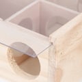 Miniatyrbillede 3 af 5: Hamster labyrint mus mus naturtræ interaktivt intelligent kæledyr legetøj med akrylglas