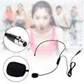 Miniatyrbillede 5 af 5: Mini XLR 3-bens TA3F-stik Professionel trådløs hovedbøjle mikrofon headset mikrofon