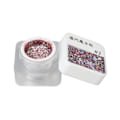 Miniatyrbild 4 av 8: Nagellack lim set 8 färger glitter gnistrande paljetter nagelkonst gel färg för nagelsalong