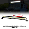 Miniatyrbild 1 av 2: 24 LED-taklampor Bar Taklampa Dekoration RC-tillbehör Passar för Scx10 1/10 4WD BilSvart