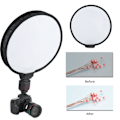 Miniatyrbilde 7 av 8: 40CM Bærbar Foldbar Rund Speedlite Softbox Diffuser for Kamera Flash Lys
