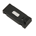 Miniatyrbillede 3 af 5: 3 stk. 3,7V 1800mAh dronebatteri plug and play RC UAV-batteri med propelblade til E88 E88PRO E525 E99 E99PRO P1 K3 S1