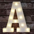 Miniatyrbild 1 av 5: Marquee Alfabet Berlocker, Batteridrivna LED-bokstäver För Tidlös Dekor, Portabla Belysta Tecken Lyser På Fester Bröllop