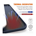 Miniatyrbild 3 av 5: Skyddande helkroppsskydd för iPad 10:e generationen, ultratunn lätt flexibel mjuk TPU-baksida kompatibelt iPad-fodral med automatisk väckningsfunktion,