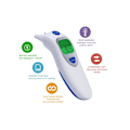 Miniatyrbild 3 av 5: 4-i-1 Infraröd Digital Örontermometer, Babytermometer med Feberlarm, Omedelbara Resultat, för Omfattande Hälsohantering Hemma