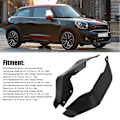 Miniatyrbilde 7 av 8: Par Frontstøtfanger Sprutbeskyttelse Nedre Trykkleppe 51119802643 Erstatning for John Cooper Works Paceman/Countryman Base