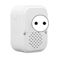 Miniatyrbild 5 av 8: Smart trådlös WIFI videodörrklocka 1080P APP fjärrkontroll intercom nattvision vit 90‑260VEU-kontakt