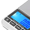 Miniatyrbillede 3 af 5: Digital lommeskala Høj nøjagtighed Bærbar Sikker Pålidelig Mini lommesmykkevægt med LCD-display til smykkebutik Hjem