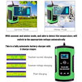 Miniatyrbild 3 av 5: Effektiv Batteriladdare Underhållare, 12V 6Amp för Bred Användning, med Flera Skydd och Lättanvänd LCD-Display, Komplett med Intelligent