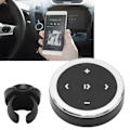 Pikkukuva 1 / 8: Bluetooth-mediabutton Smart Silver -painike Bluetooth-kaukosäädinsetti kiinnikkeellä matkapuhelimille ja tableteille