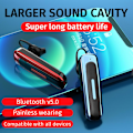 Pikkukuva 4 / 5: E1 Bluetooth-kuuloke Stereo Mini Ear Hook Langattomat Urheilukuulokkeet In Ear -kuulokkeet