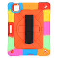 Miniatyrbild 5 av 7: Tabletskydd Fodral 360 Roterande Ställ Hand- och Axelrem för Ipad Air4 10.9 Orange