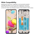 Miniatyrbillede 5 af 5: 6,6 tommer skærm udskiftning LCD display touch digitizer skærm udskiftning med ramme til LM K520