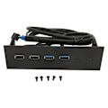 Miniatyrbild 4 av 5: USB Front Panel 2 USB2.0 2 USB3.0 Hög Hastighet Överföring 5.25in Dator Expansionskort 4 Portar