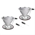 Miniatyrbillede 1 af 5: Kaffefilter med base filterfrit papirfilter kaffefilter
