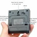 Miniatyrbild 5 av 7: Modern LCD Design Nedräkningstimer, Multifunktionell Timer För Matlagning Och Möten, Lätt Att Använda Med Högt Alarm, Digital Kökstimer